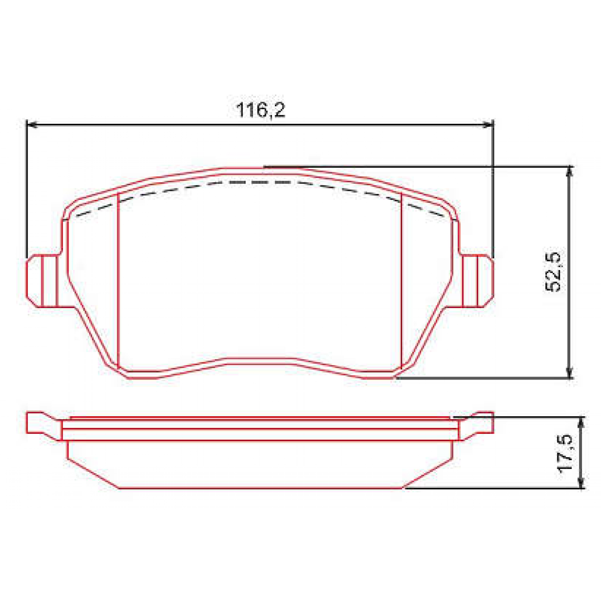 Pastilhas Freio Dianteiro Ferodo Renault Captur 17/18 Duster 17/18 HQF4098C - 2