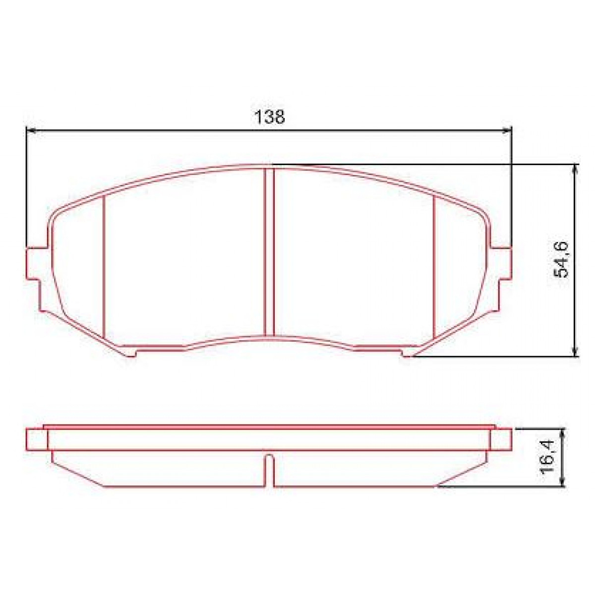 Pastilhas Freio Dianteiro Ferodo Suzuki Grand Vitara 09/15 HQF4059C - 2