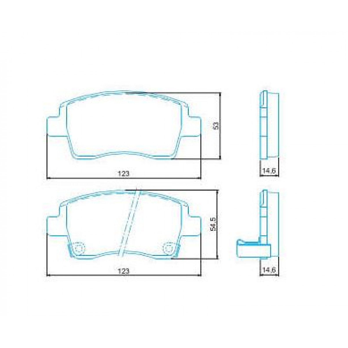 Pastilhas Freio Dianteiro Ferodo Toyota Etios 12/18 HQF2288AC - 2