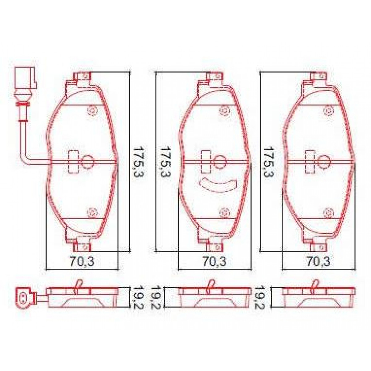 Pastilhas Freio Dianteiro Ferodo Vw Passat 11/14 HQF4132AC - 2