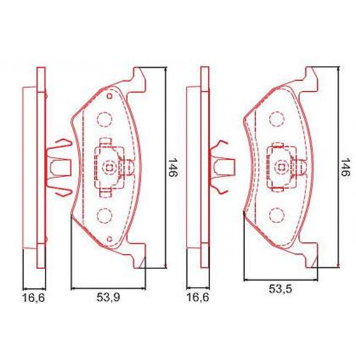 Pastilhas Freio Dianteiro Ferodo Vw Up 14/19 HQF2320C - 2
