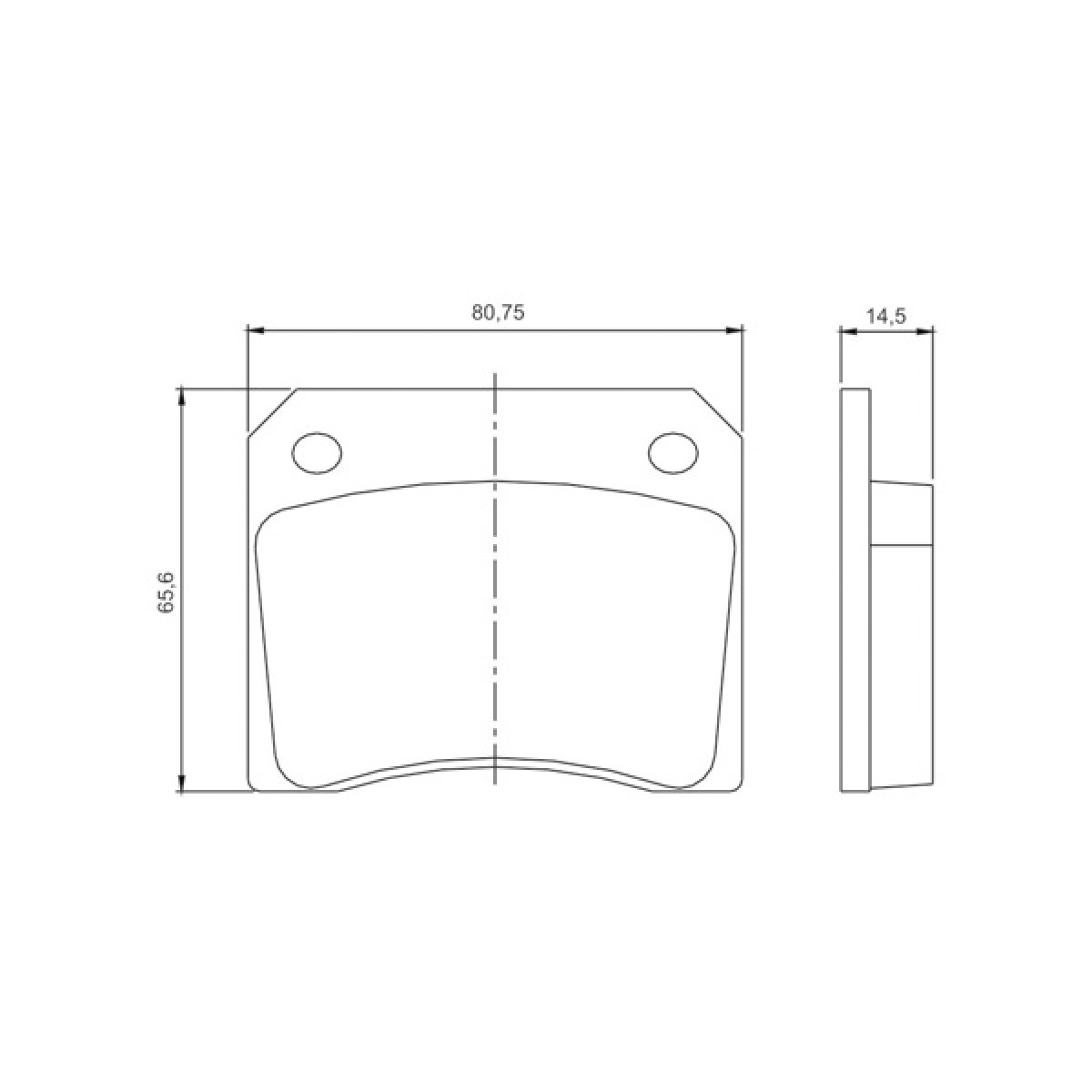 Pastilhas Freio Dianteiro/Traseiro Jurid Fiat 125 1500 1600 61/67 125 1500 1600 91/67 404 82/82 504 82/82 HQJ2071 - 2