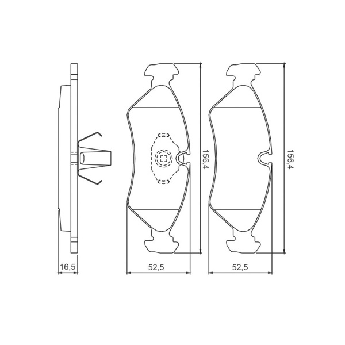 Pastilhas Freio Dianteiro/Traseiro Jurid Gm Astra 95/98 Omega 92/98 Vectra 93/02 HQJ2132 - 2