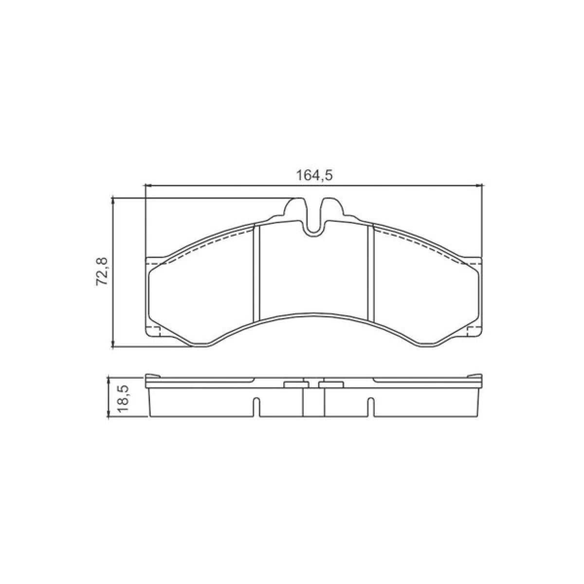 Pastilhas Freio Dianteiro/Traseiro Jurid Mercedes-Benz Sprinter 99/02 HQJ2091 - 2