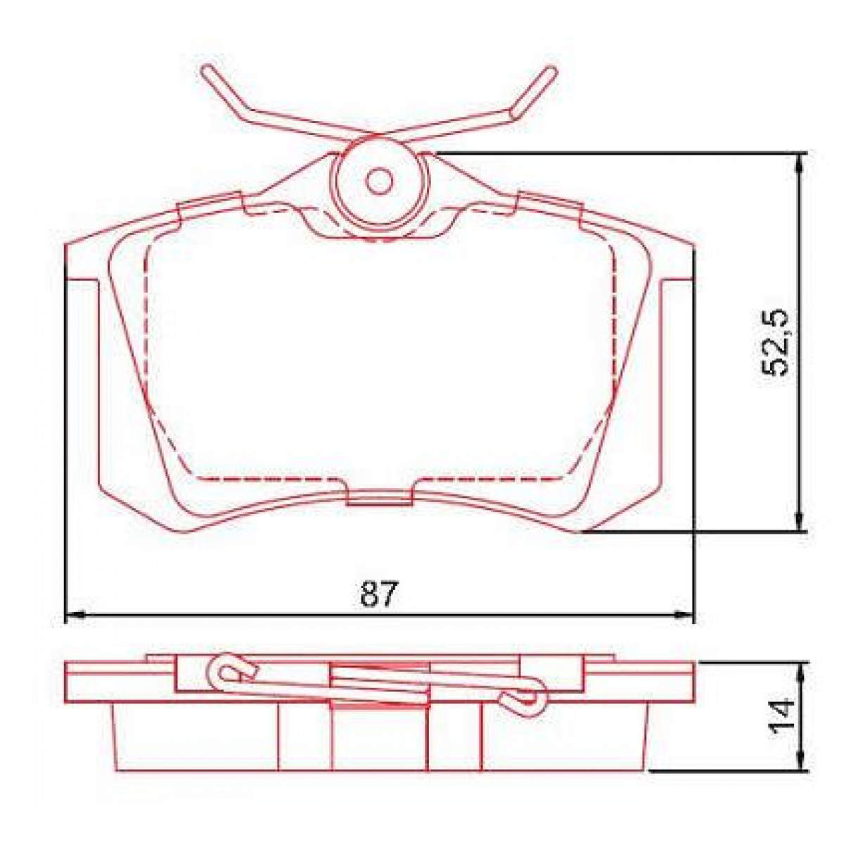 Pastilhas Freio Traseiro Ferodo Audi A1 11/19 A3 96/05 A4 93/04 Allroad 00/06 HQF2085C - 2