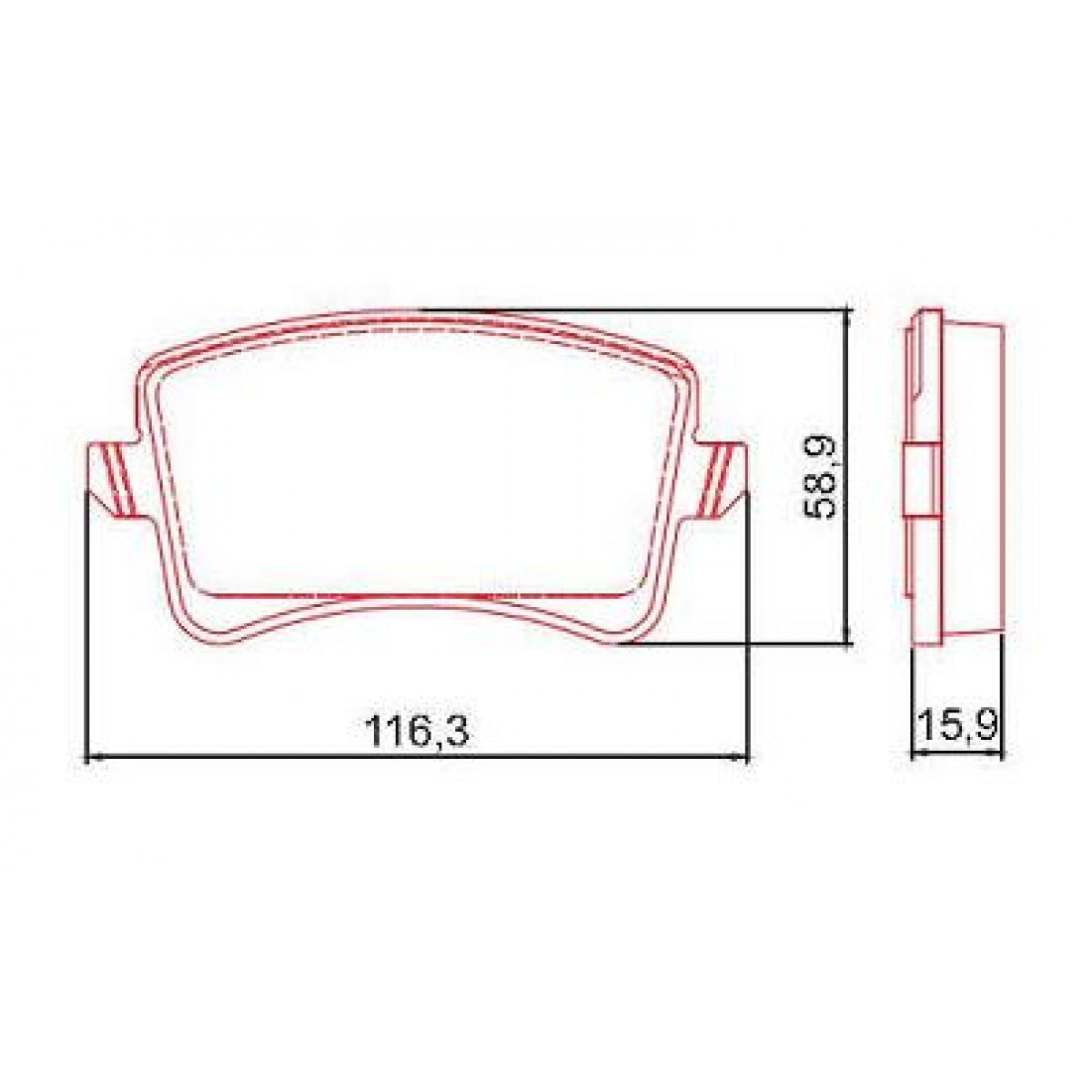 Pastilhas Freio Traseiro Ferodo Audi A4 08/16 A5088/19 Q5 13/18 HQF2308C - 2