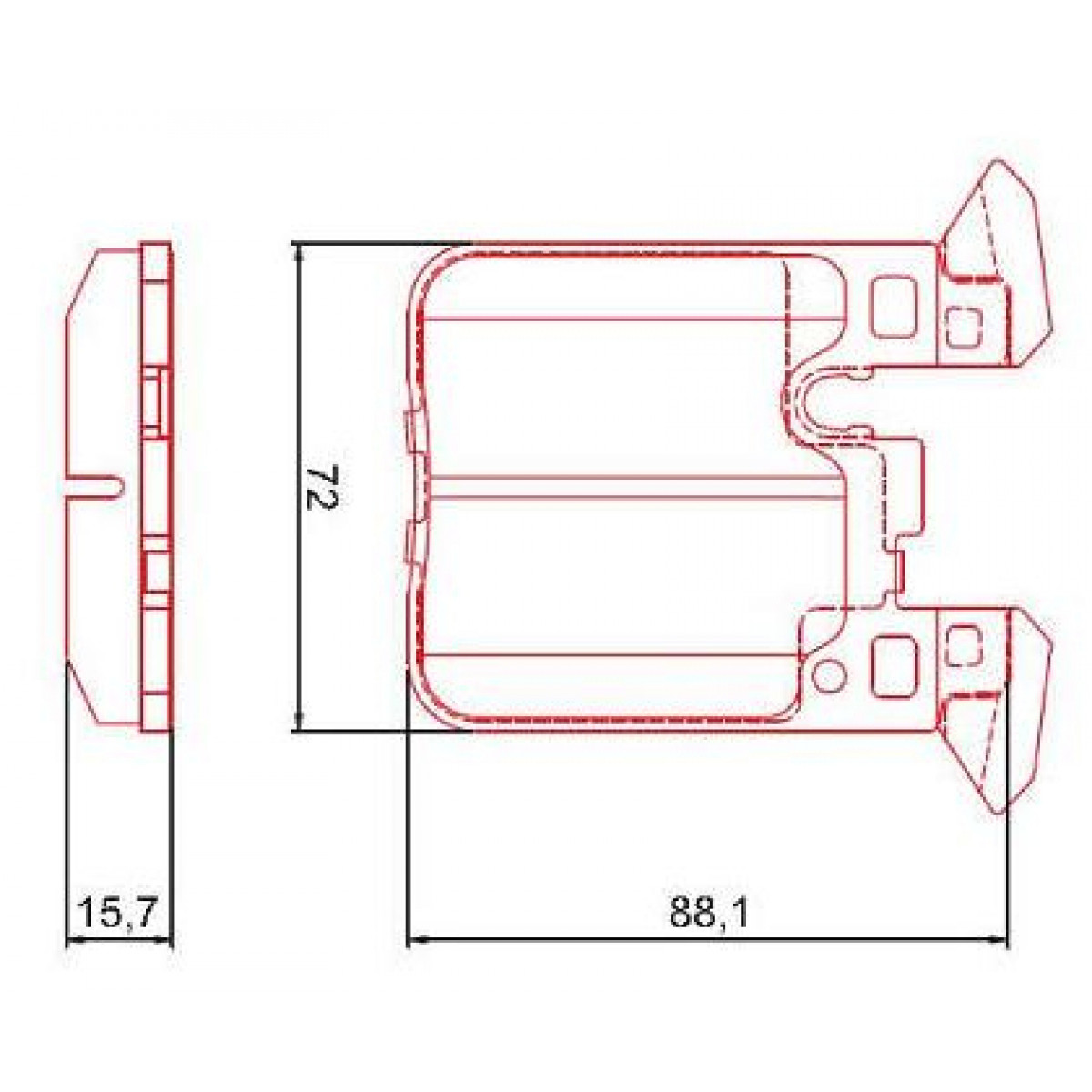 Pastilhas Freio Traseiro Ferodo Bmw Série 2 13/18 HQF2388C - 2