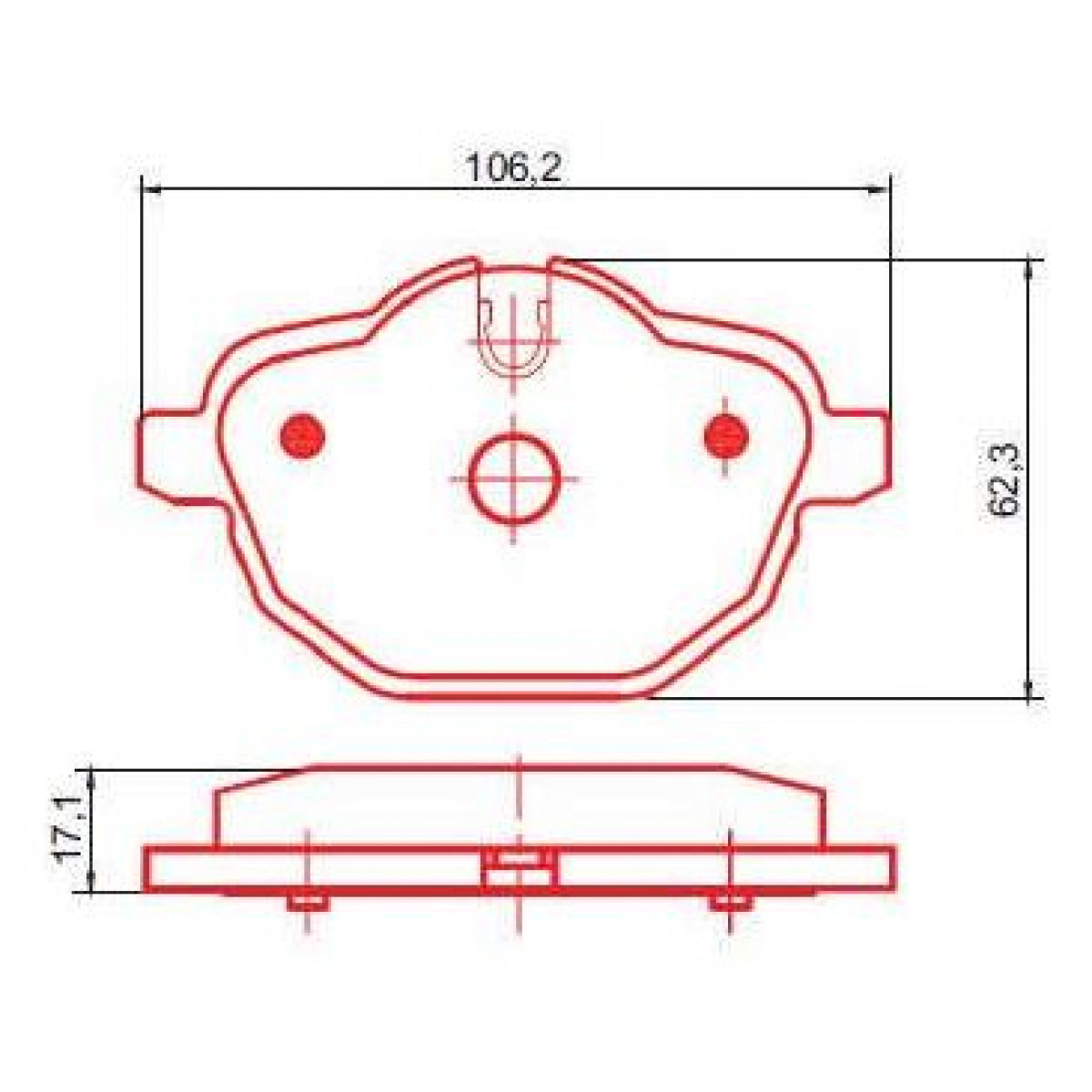 Pastilhas Freio Traseiro Ferodo Bmw Série 5 10/15 HQF4130C - 2