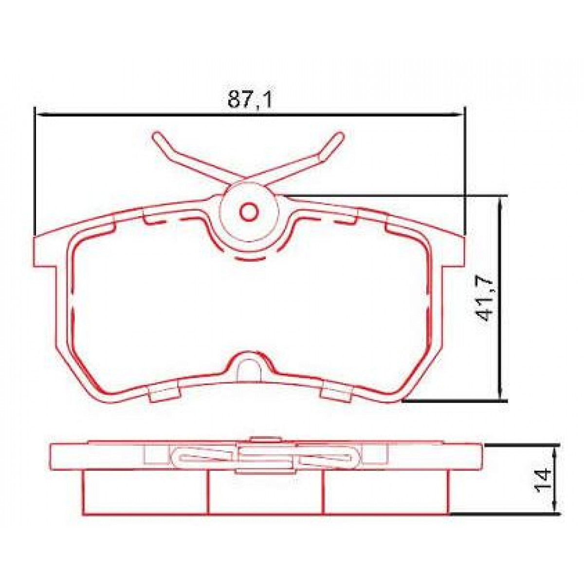 Pastilhas Freio Traseiro Ferodo Ford Focus 99/03 HQF2175C - 2