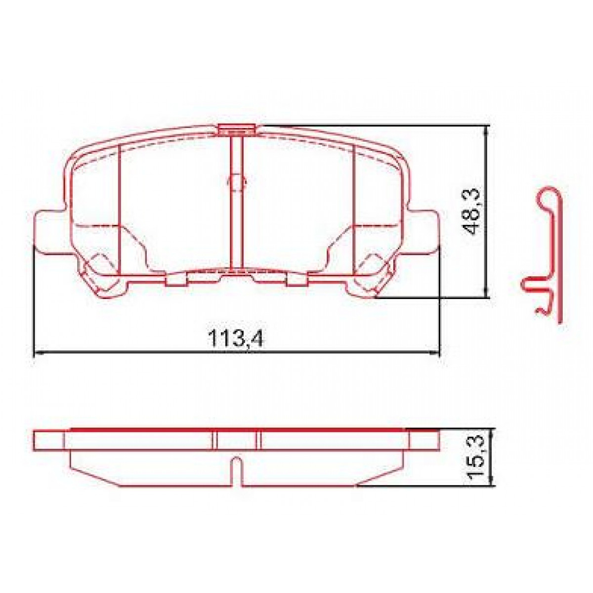 Pastilhas Freio Traseiro Ferodo Gm Trailblazer 13/18 HQF2368AC - 2
