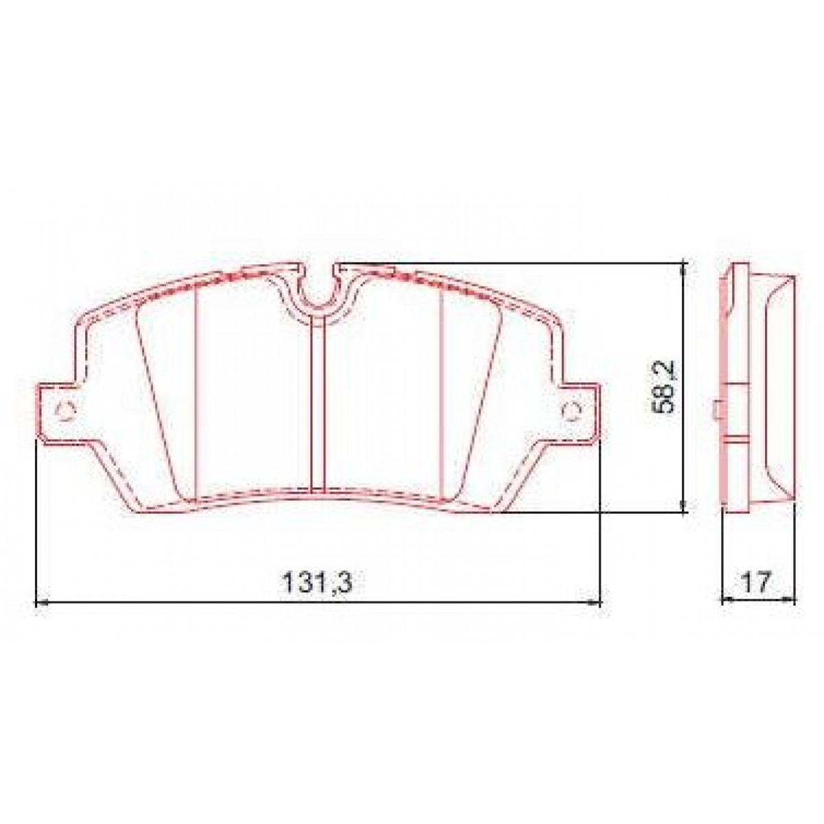 Pastilhas Freio Traseiro Ferodo Land Rover Range Rover 12/18 HQF4133C - 2