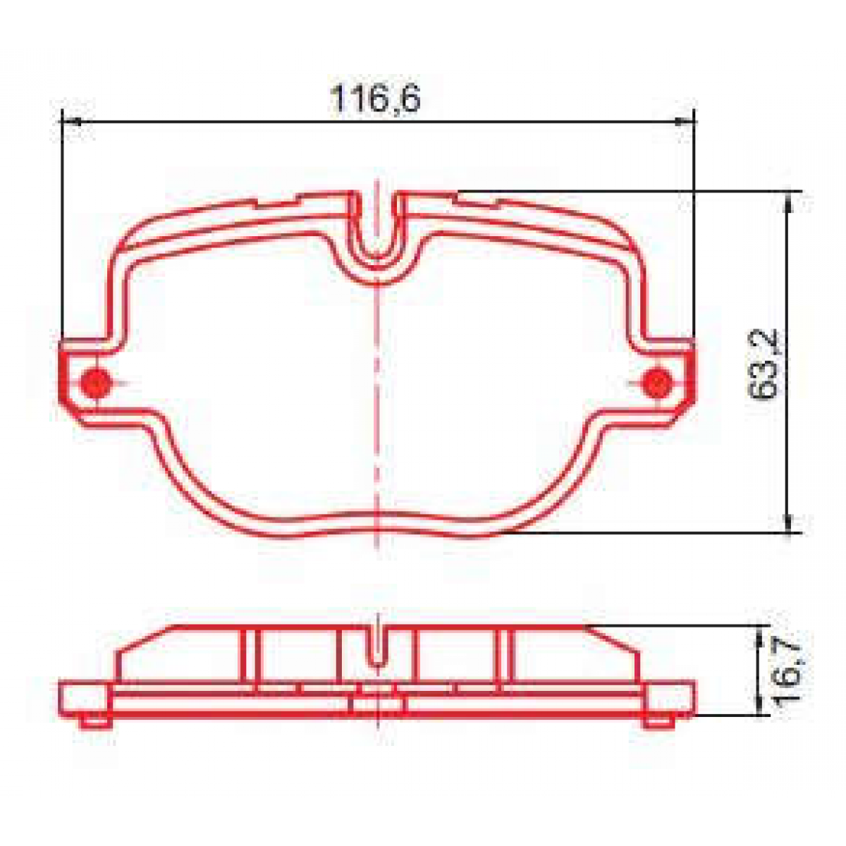 Pastilhas Freio Traseiro Ferodo Land Rover Range Rover Supercharger 10/16 HQF4116C - 2
