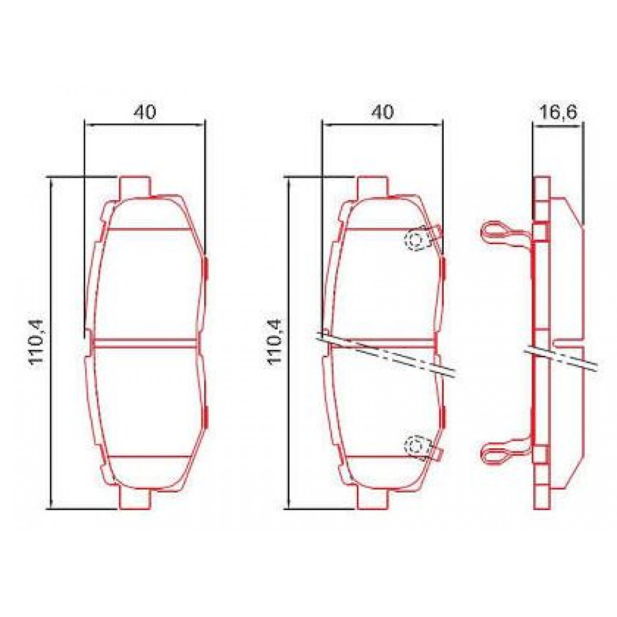 Pastilhas Freio Traseiro Ferodo Subaru Forester 10/13 Legacy 02/11 Tribeca HQF4057AC - 2