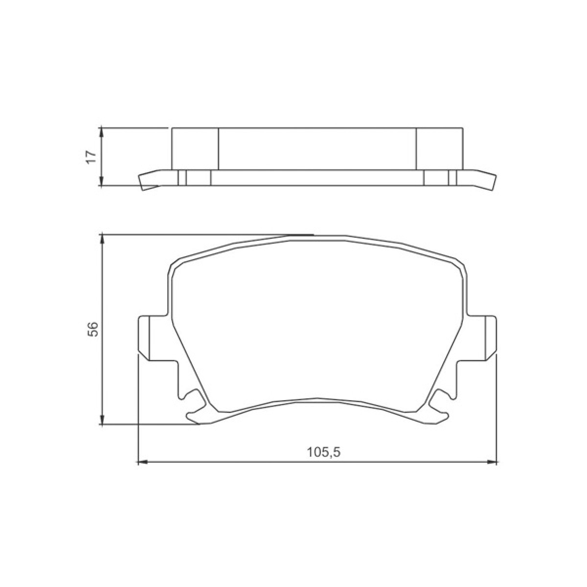 Pastilhas Freio Traseiro Jurid Audi A3 03/06 Q3 11/18 Passat 06/10 Tiguan 08/ HQJ2209 - 2