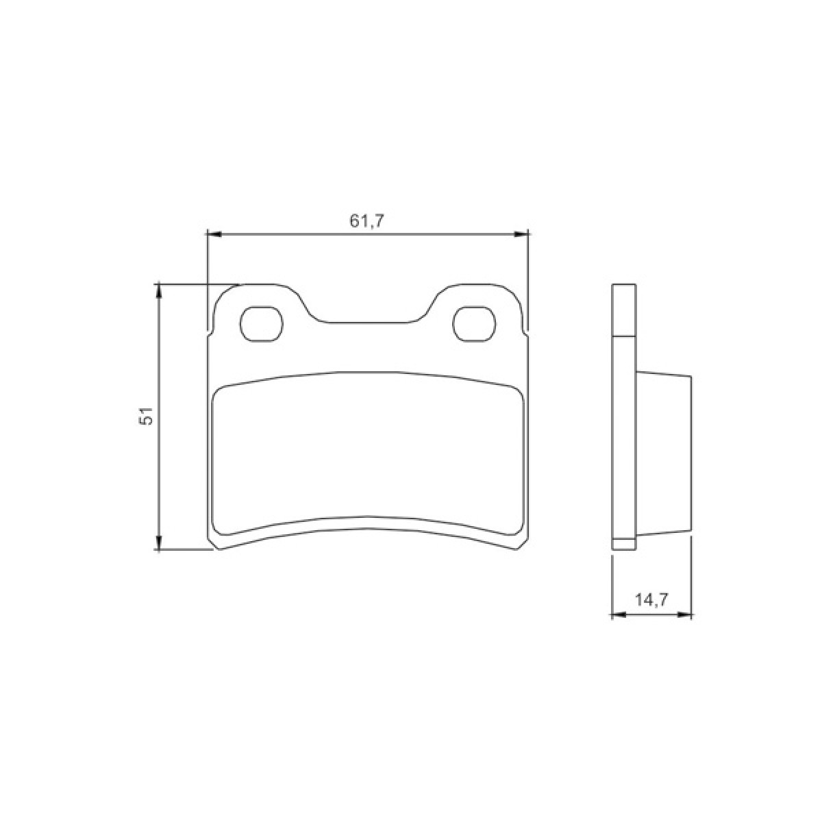 Pastilhas Freio Traseiro Jurid Ford Escort 83/96 Gol 93/97 Parati 95/99 Saveiro 95/02 HQJ2055 - 2