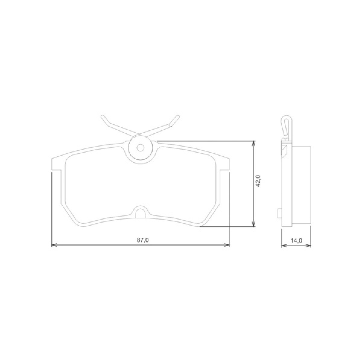 Pastilhas Freio Traseiro Jurid Ford Focus 99/03 HQJ2175 - 2