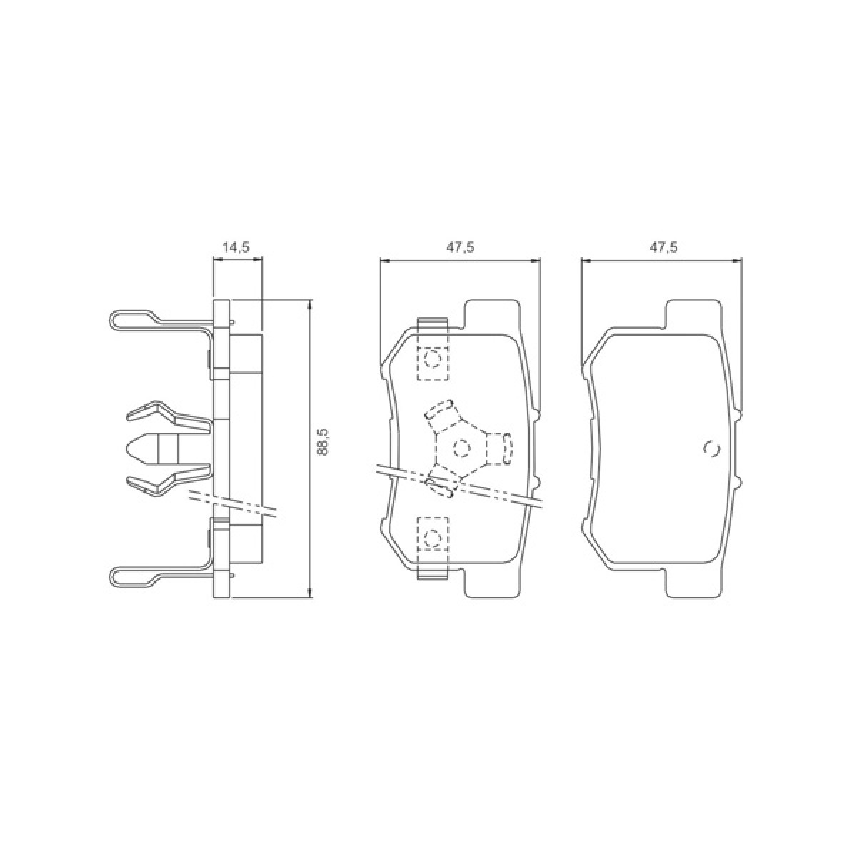 Pastilhas Freio Traseiro Jurid Honda Crv 05/15 HQJ2248A - 2