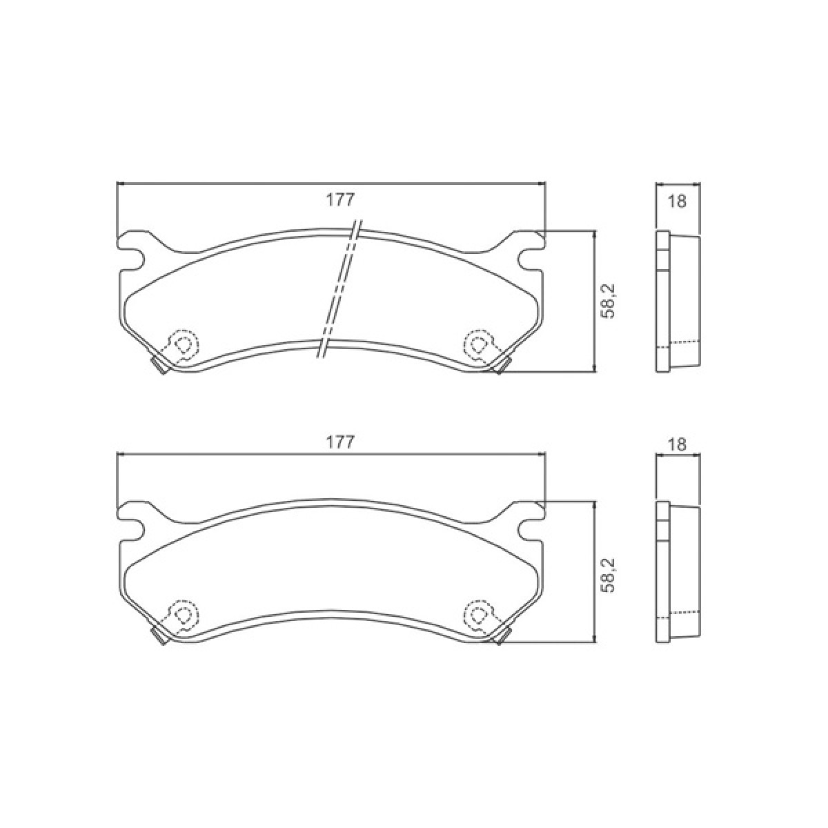 Pastilhas Freio Traseiro Jurid Hummer H2 08/09 HQJ2256A - 2