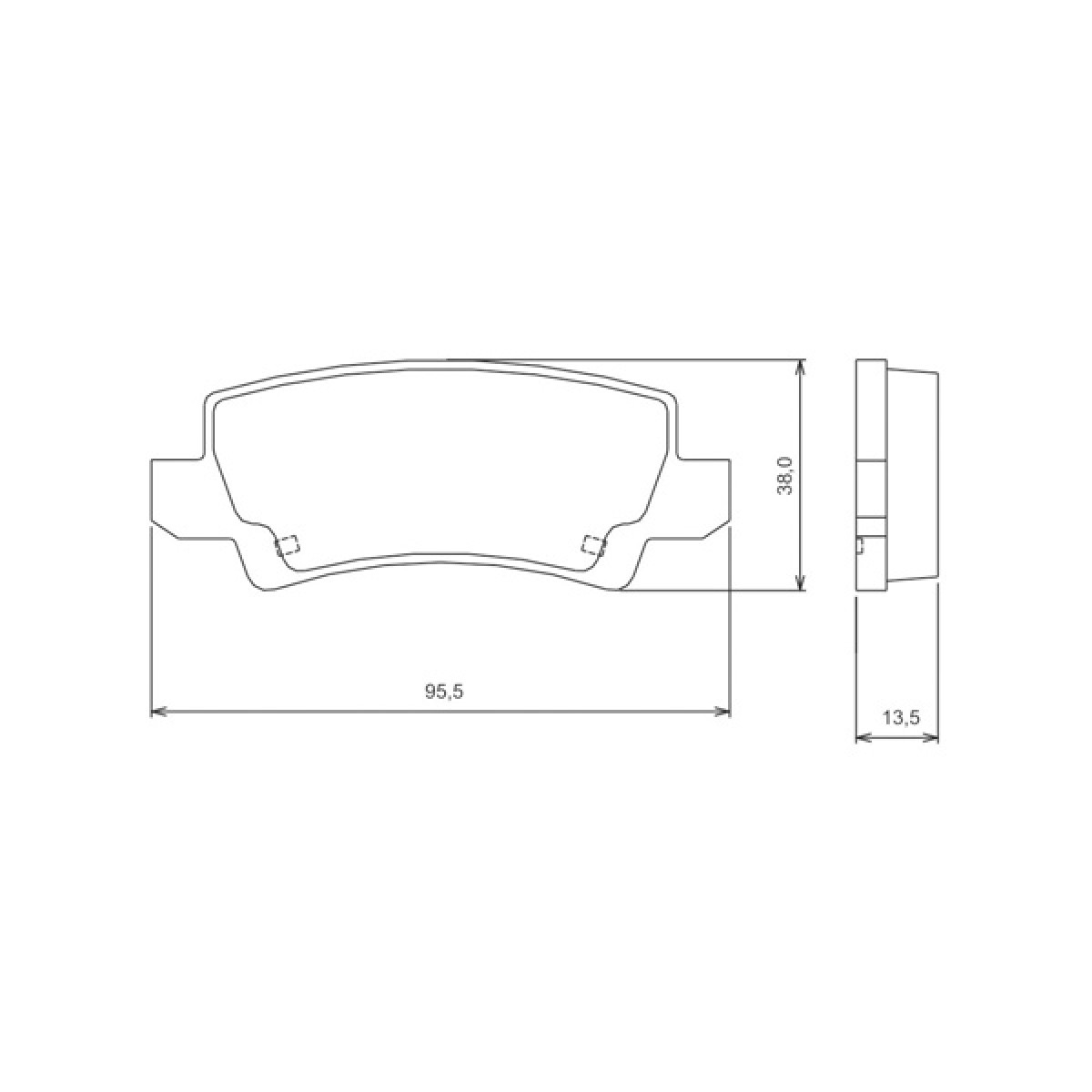 Pastilhas Freio Traseiro Jurid Toyota Corolla 02/08 HQJ2177 - 2