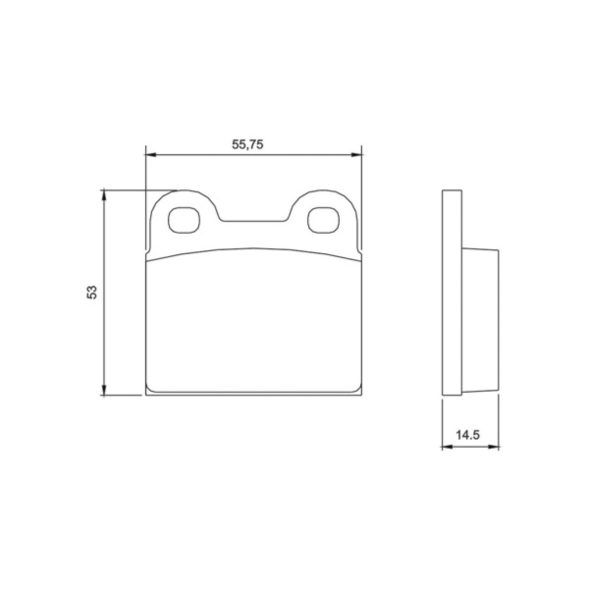 Pastilhas Freio Traseiro Jurid Vw Brasilia 73/82 Fusca 70/96 Variant 69/77 HQJ2015 - 2