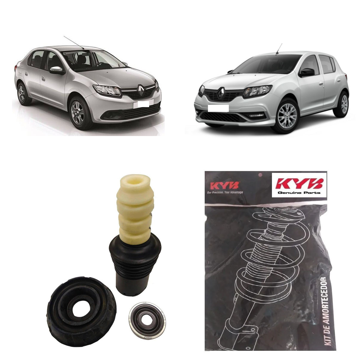 Kit Amortecedor Dianteiro Kayaba Renault Duster 4X2 2012/ SM3012