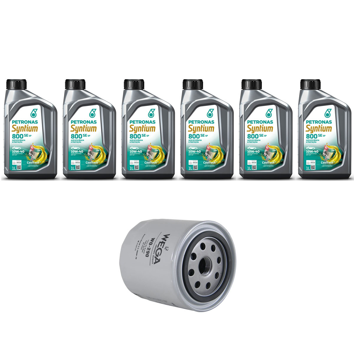 Kit Troca Oleo Syntium 10w40 Vw Passat 2.8 30V 1996/1999