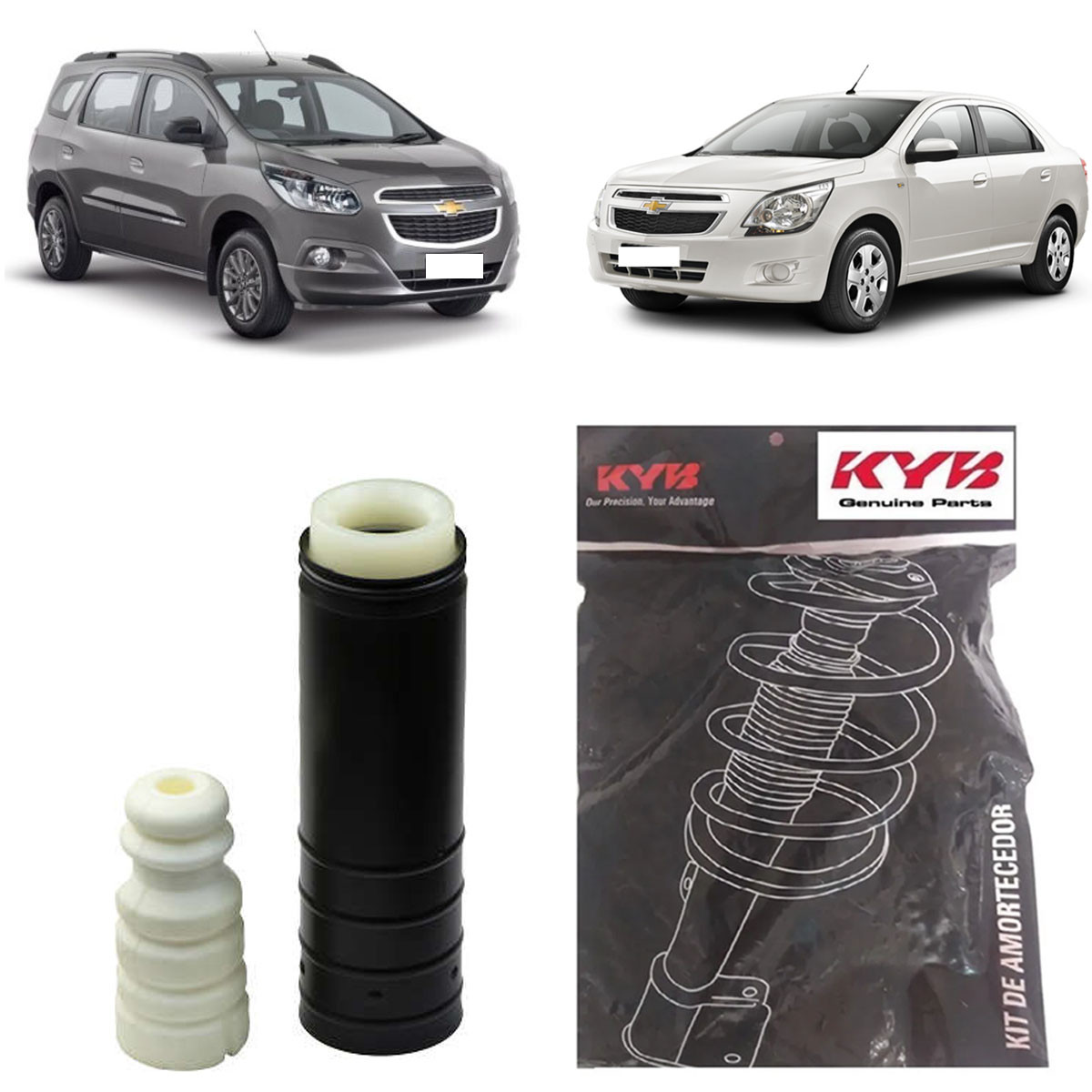 Kit Amortecedor Traseiro Kayaba Gm Cobalt 2011/ Spin 2012/ SB0041