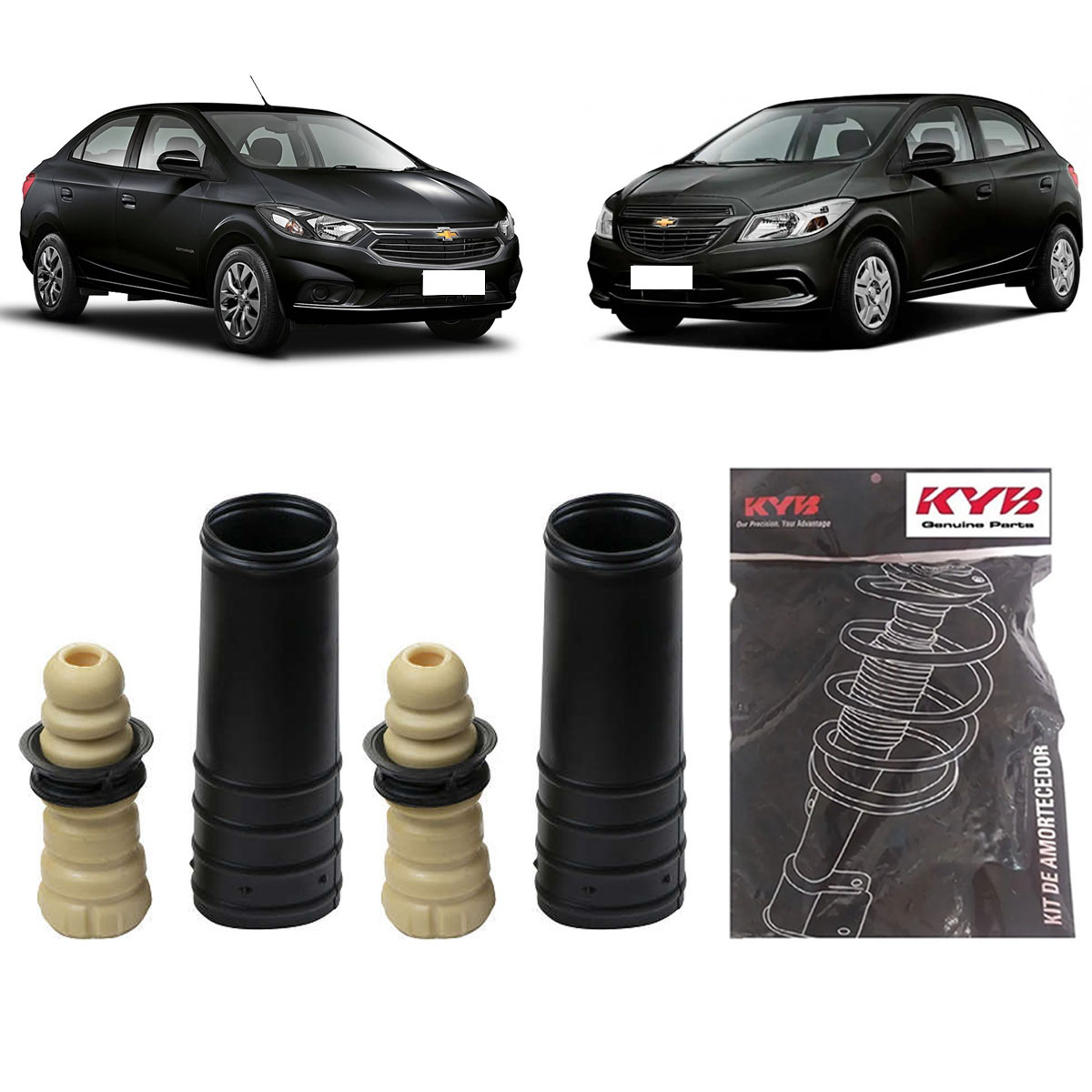 Kit Amortecedor Traseiro Kayaba Onix Prisma 2013/2019 (Par)