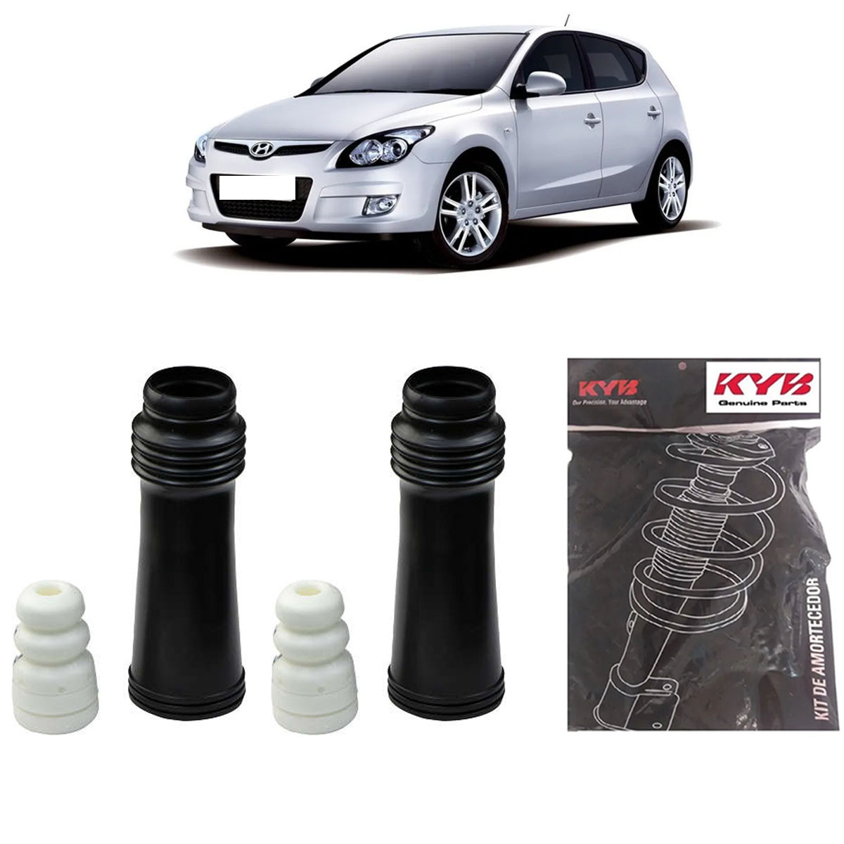 Kit Amortecedor Traseiro Kayaba I30 2009/2012 (Par)