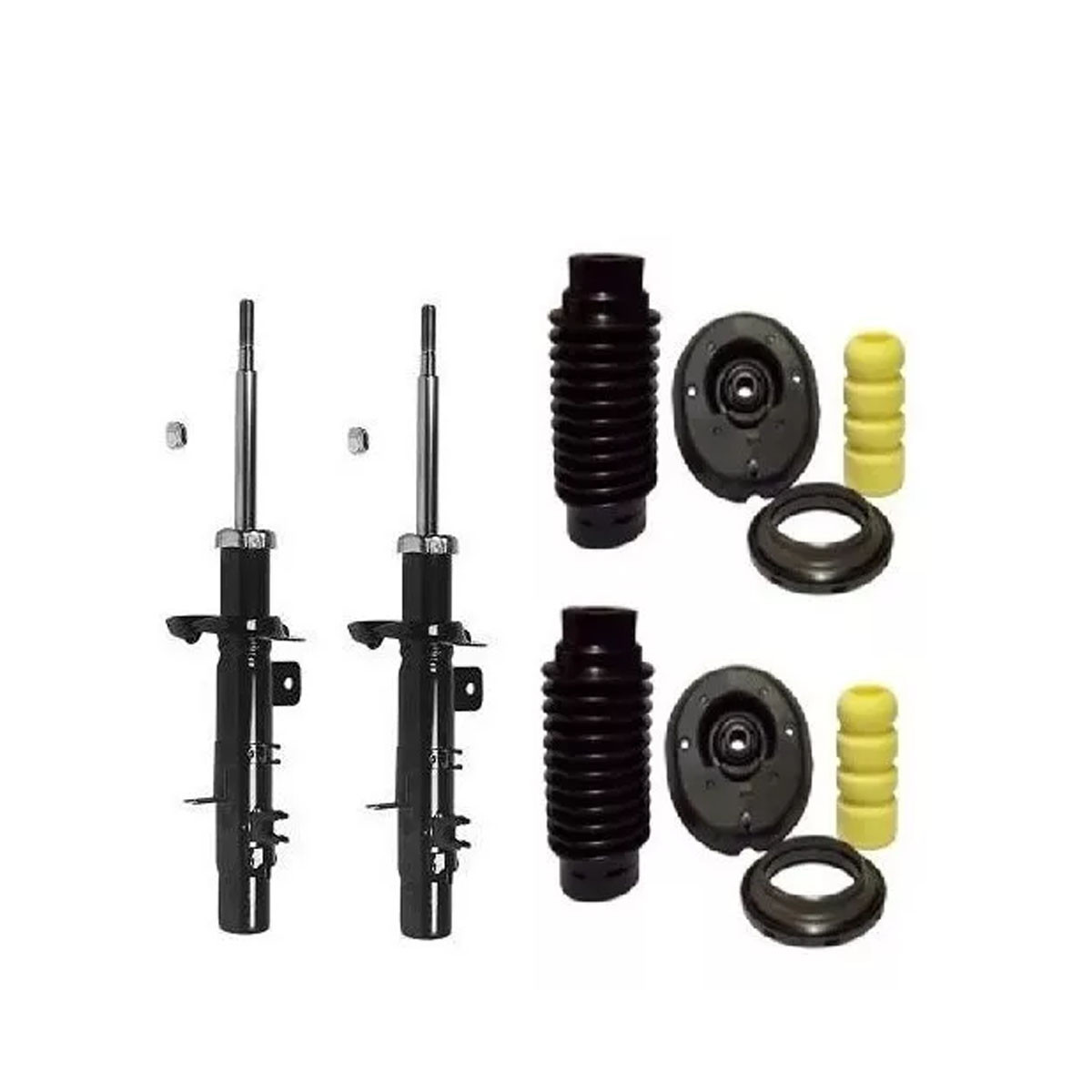 2 Amortecedores Dianteiros Kayaba + Kits Citroen C3 03/12