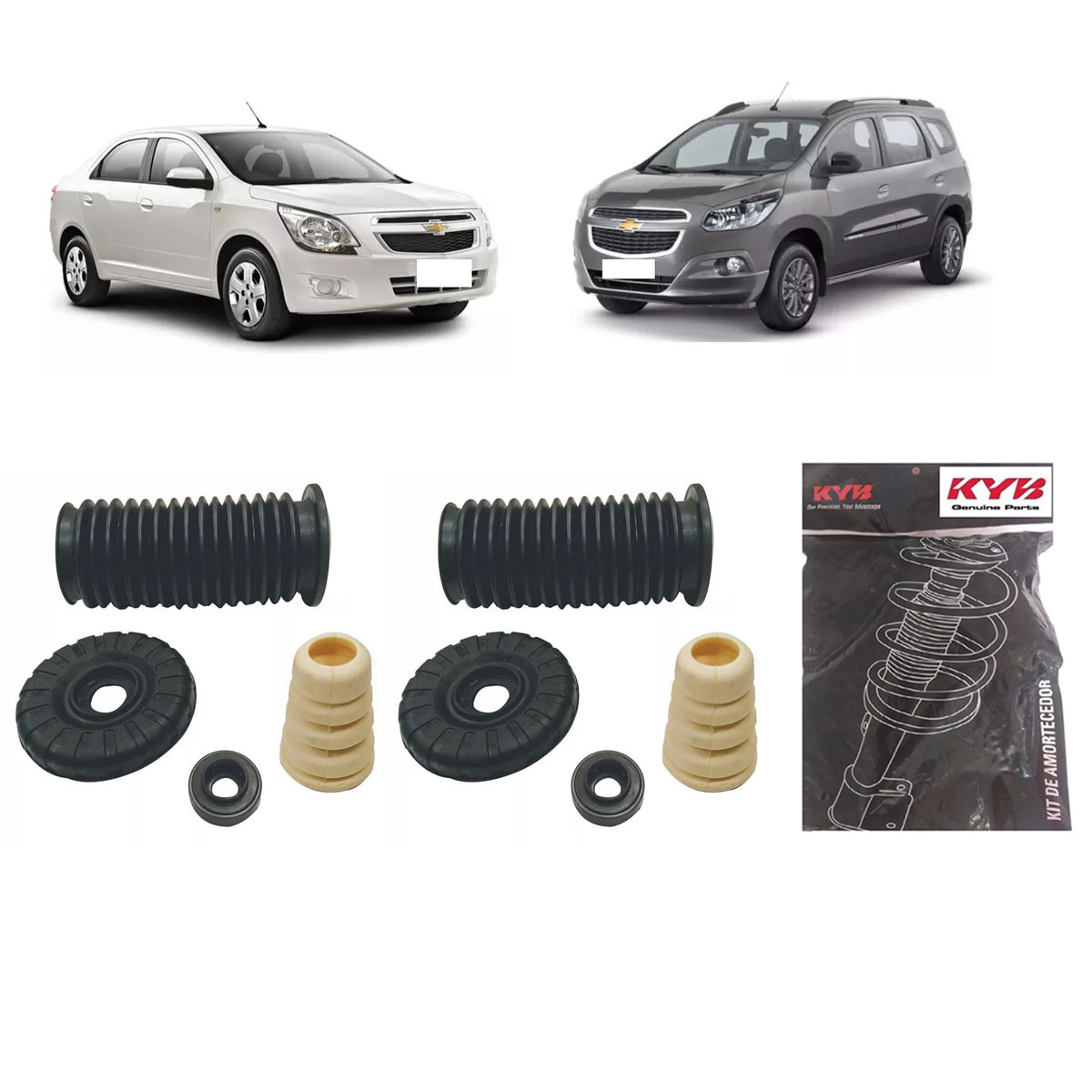 Kit Amortecedor Dianteiro Kayaba Gm Cobalt 2011/ (Par)