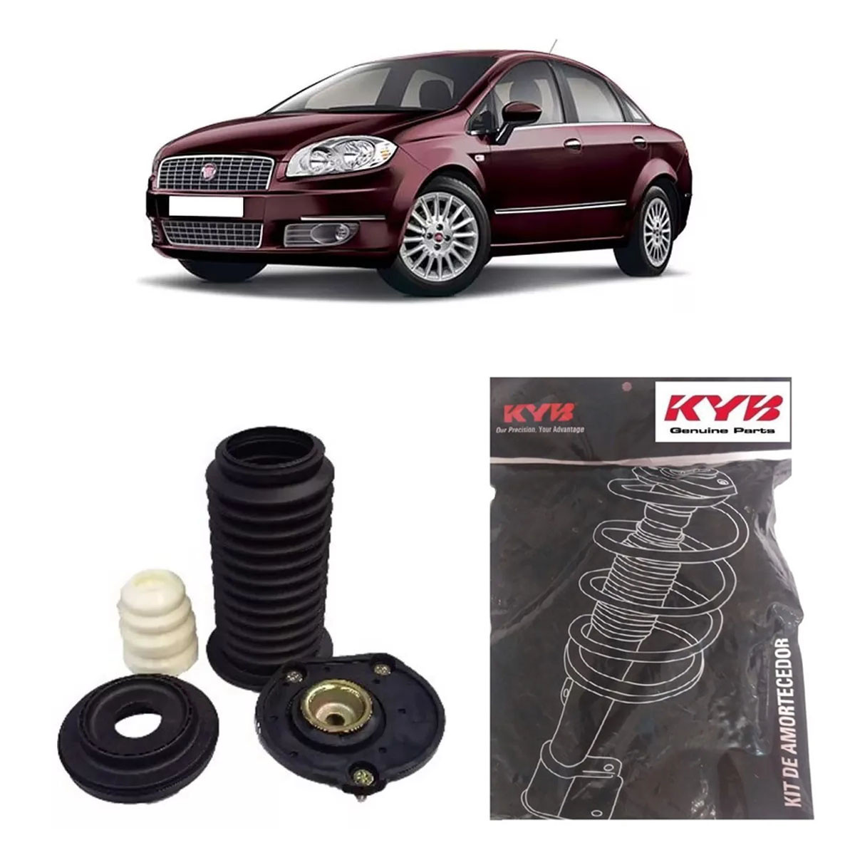 Kit Amortecedor Dianteiro Direito Kayaba Linea 2011/2016 SM3046