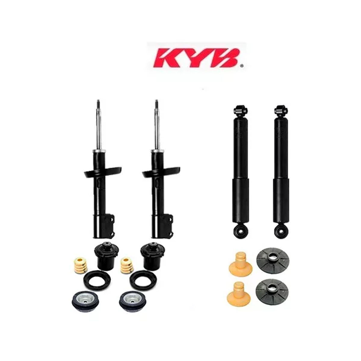 4 Amortecedores Kayaba + Kits Gm Astra 98/12