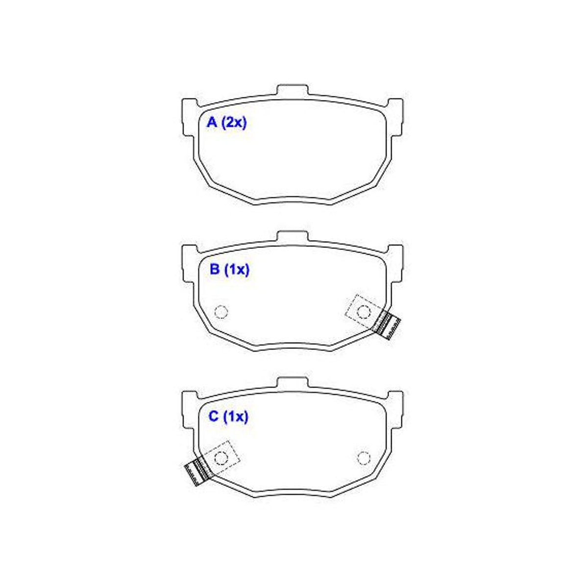 Pastilha Freio Traseiro Syl Elantra 1994/2006 - 2