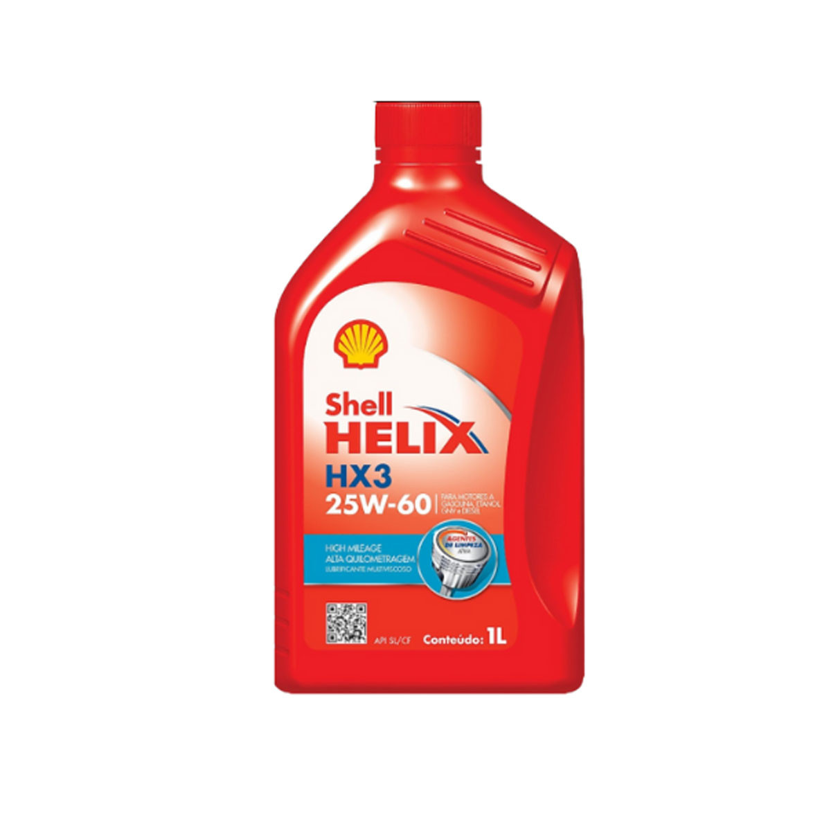 Shell Hx3 Alta Quilometragem 25w60 Mineral