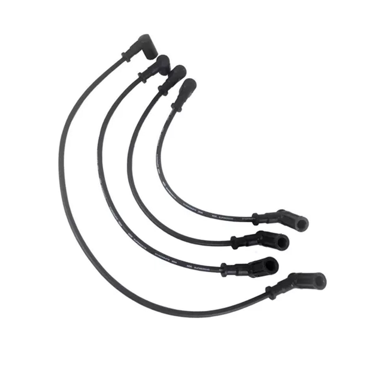 Kit Cabos + Velas Ngk Fiat Uno 1.6R Carburado Gasolina 90/93 - 2