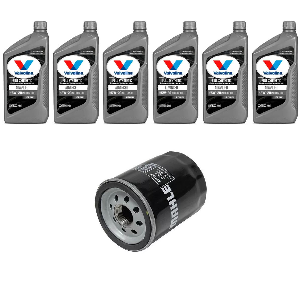 Kit Troca Oleo Valvoline 5w20 Ford Edge 3.5 V6 Duratec 2016/