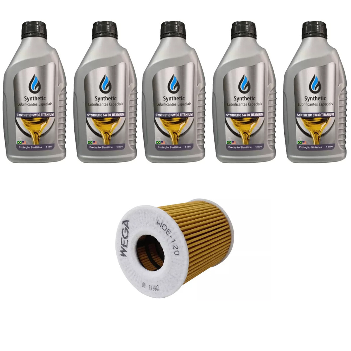 Kit Troca Oleo Synthetic 5w30 Fusion 2.3 Duratec 2006/2009