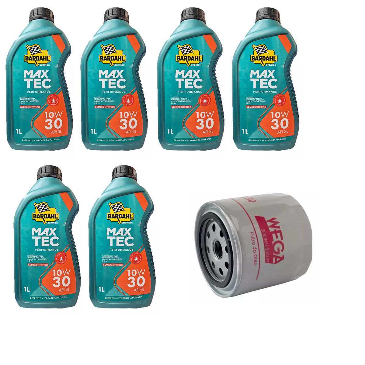 Kit Troca Óleo Bardahl 10W30 300M 3.5 V6 249CV 1998/2001