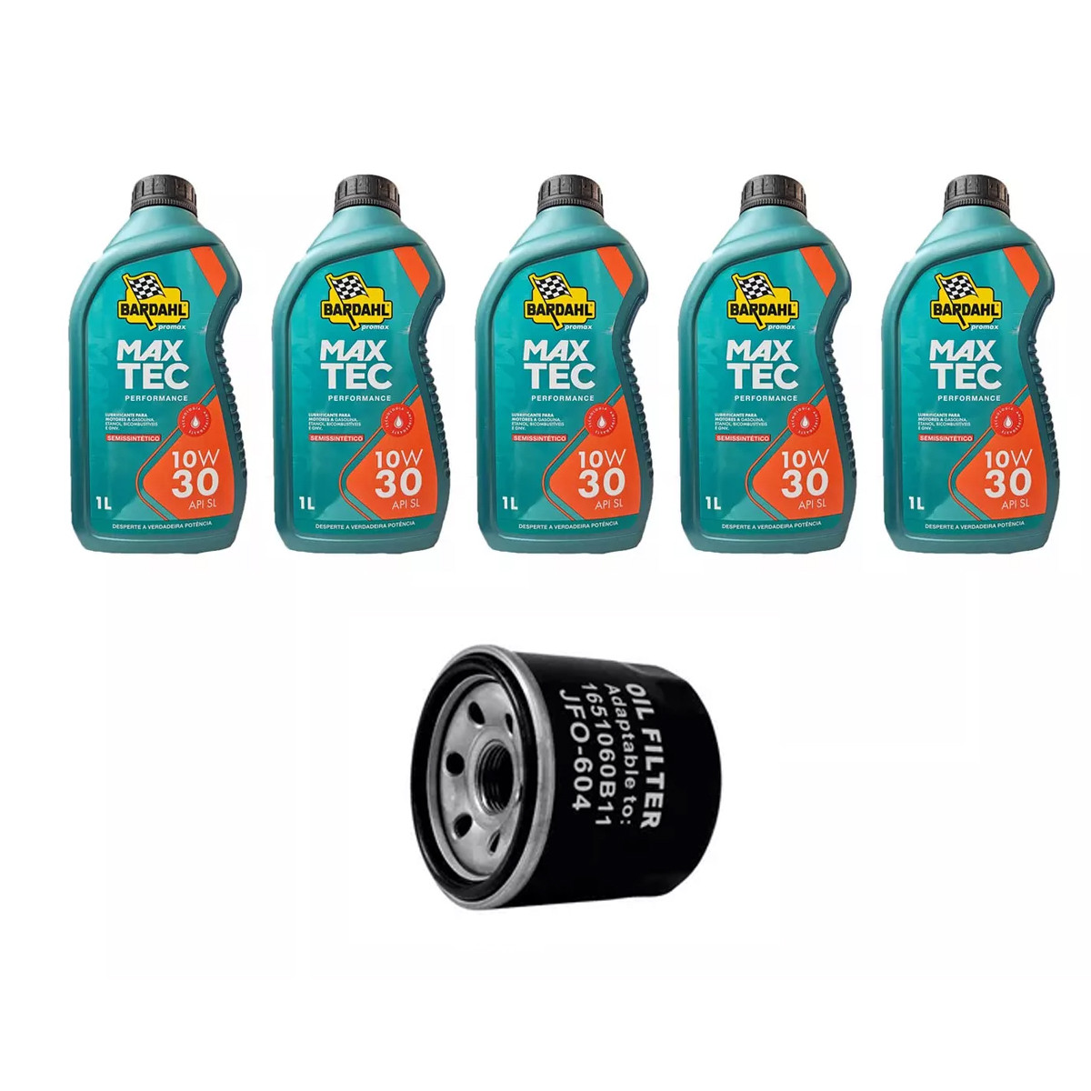 Kit Troca Óleo Bardahl 10W30 Suzuki Grand Vitara 2.0 07/16