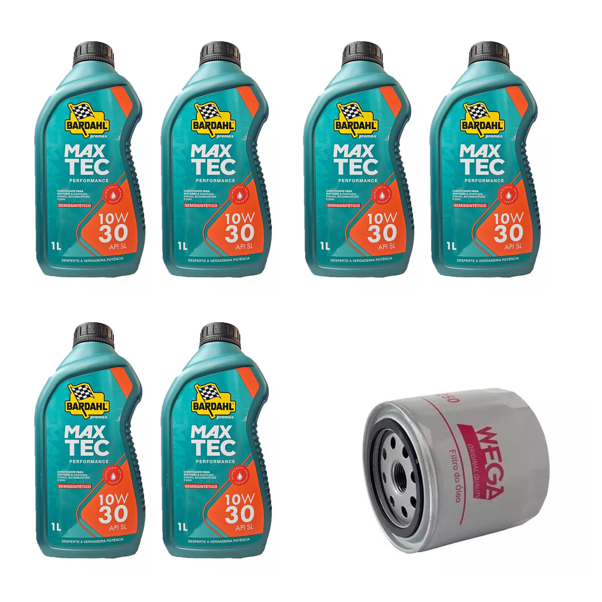 Kit Troca Óleo Bardahl 10w30 Jeep Grand Cherokee 4.7 V8 1999/2005