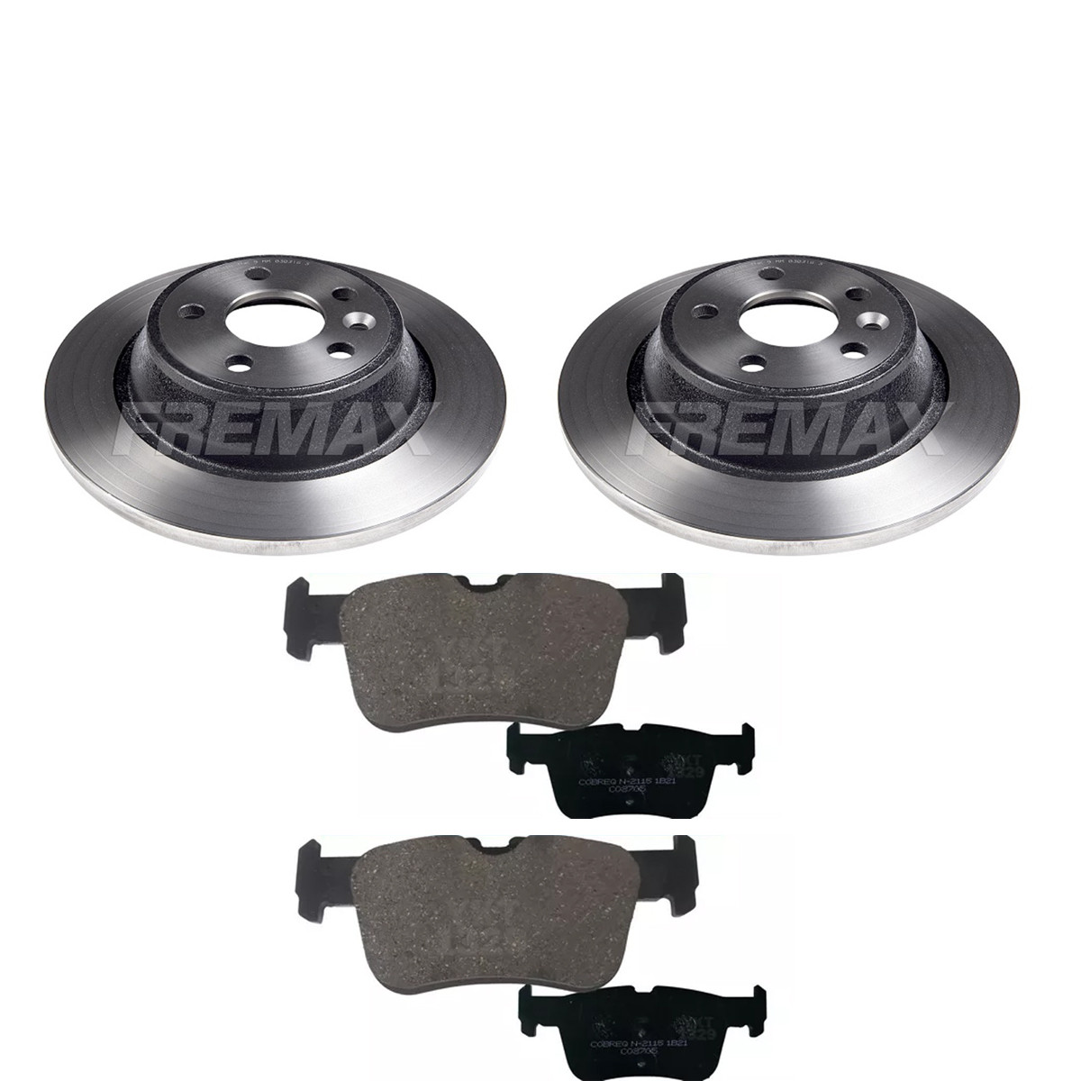 Kit Freio Traseiro Disco Pastilha Fusion 2.5 Flex 2013/2015