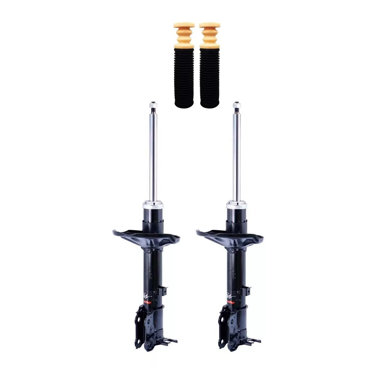 2 Amortecedores Traseiros Cofap + Kits Jac J3 2011/2015