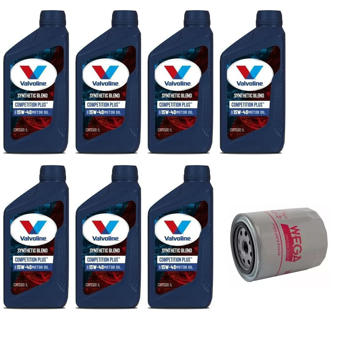 Kit Troca Oleo Valvoline 15w40 Ford Ranger 2.3 16V Gasolina 1997/1999 - 1