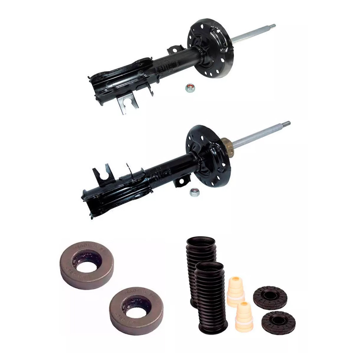 2 Amortecedores Dianteiros Monroe + Kits Gm Onix G1 G2 12/19