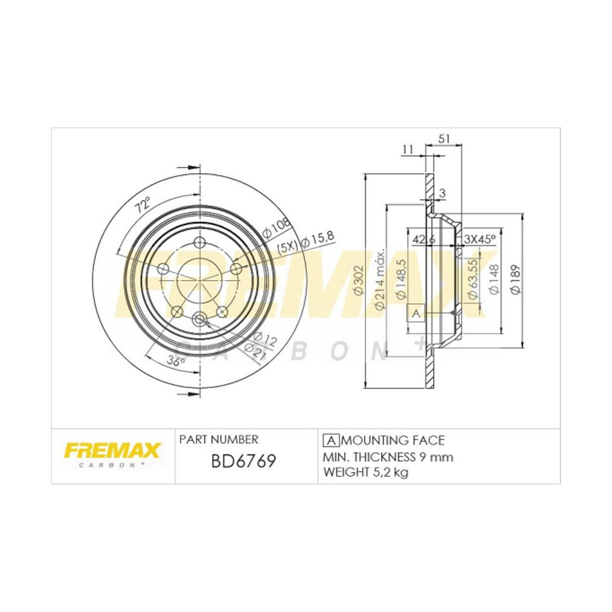 Kit Freio Traseiro Disco Pastilha Fusion 2.5 Flex 2013/2015 - 2