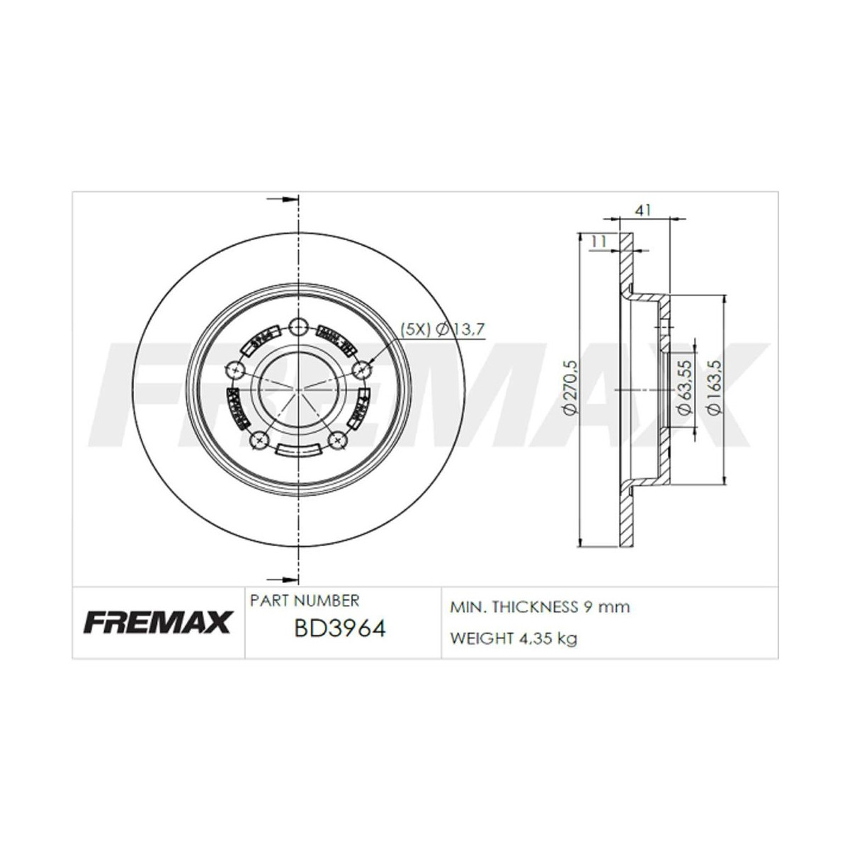 Kit Freio Traseiro Disco Pastilha Focus 2.0 16v 2014/2019 - 2
