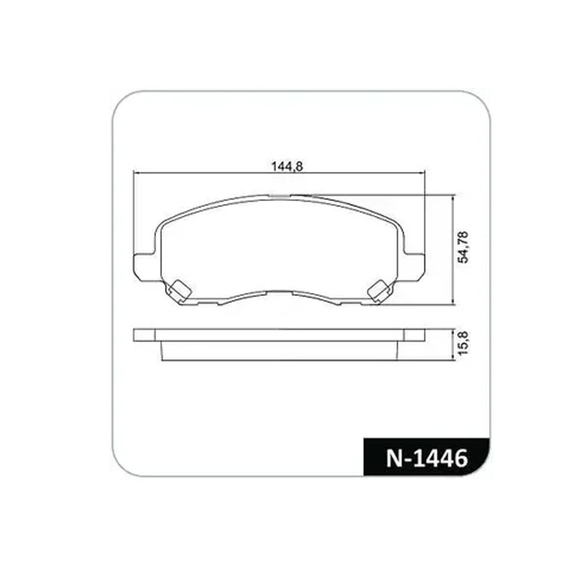 Kit Freio Dianteiro Disco Pastilha Asx 2.0 16V 2013/2017 Outlander 2009/2018 - 3
