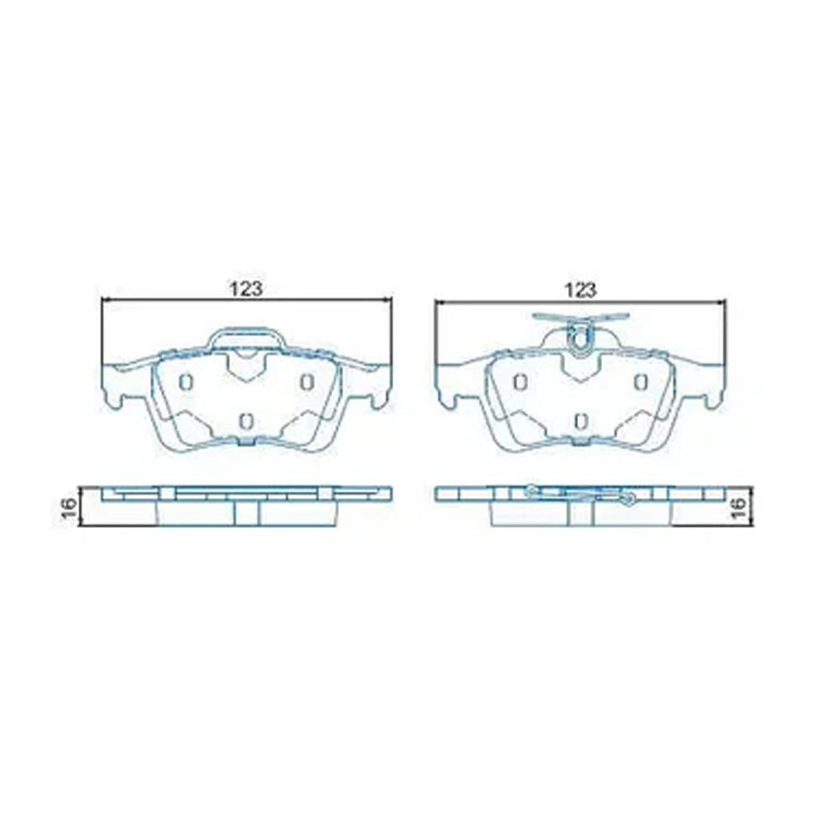 Kit Freio Traseiro Disco Pastilha Focus 2.0 16v 2014/2019 - 3