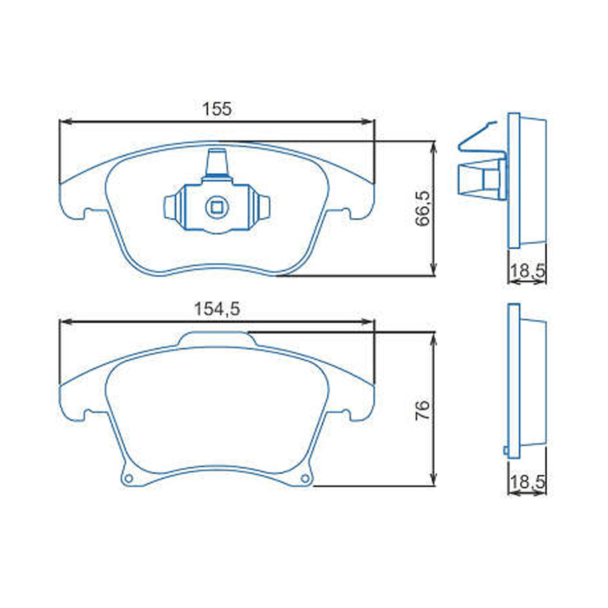 Kit Freio Dianteiro Disco Pastilha Ford Fusion 2.5 Flex 2013/2015 - 3